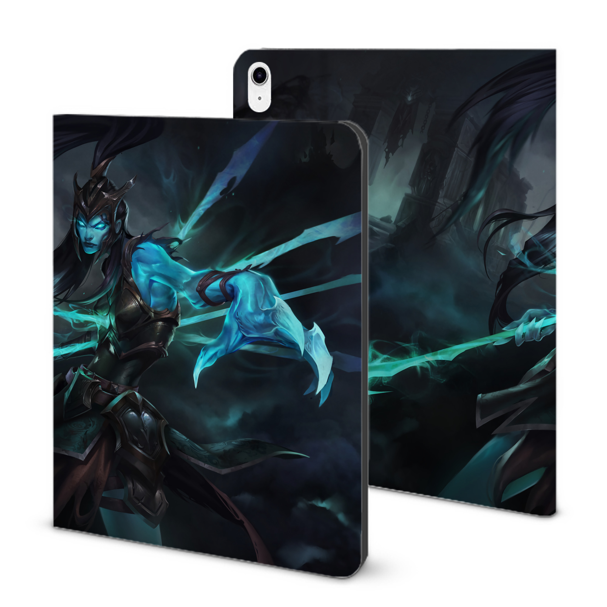 （画像用） リーグ・オブ・レジェンド League of Legends LOL IPad ケース ブック型 PUレザー TPU 耐衝撃 軽量 薄型 ペン収納なし 全面保護 IPad 各モデル対応